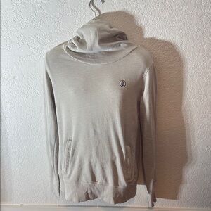 Volcom Cream Crew Neck Sweater Soft Relaxed Fit